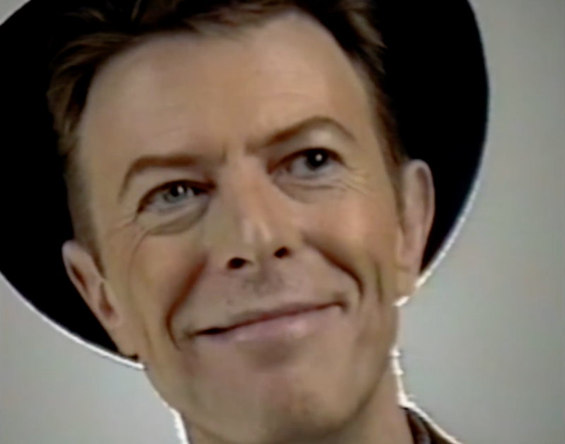 David Bowie frame from Nick Knight video