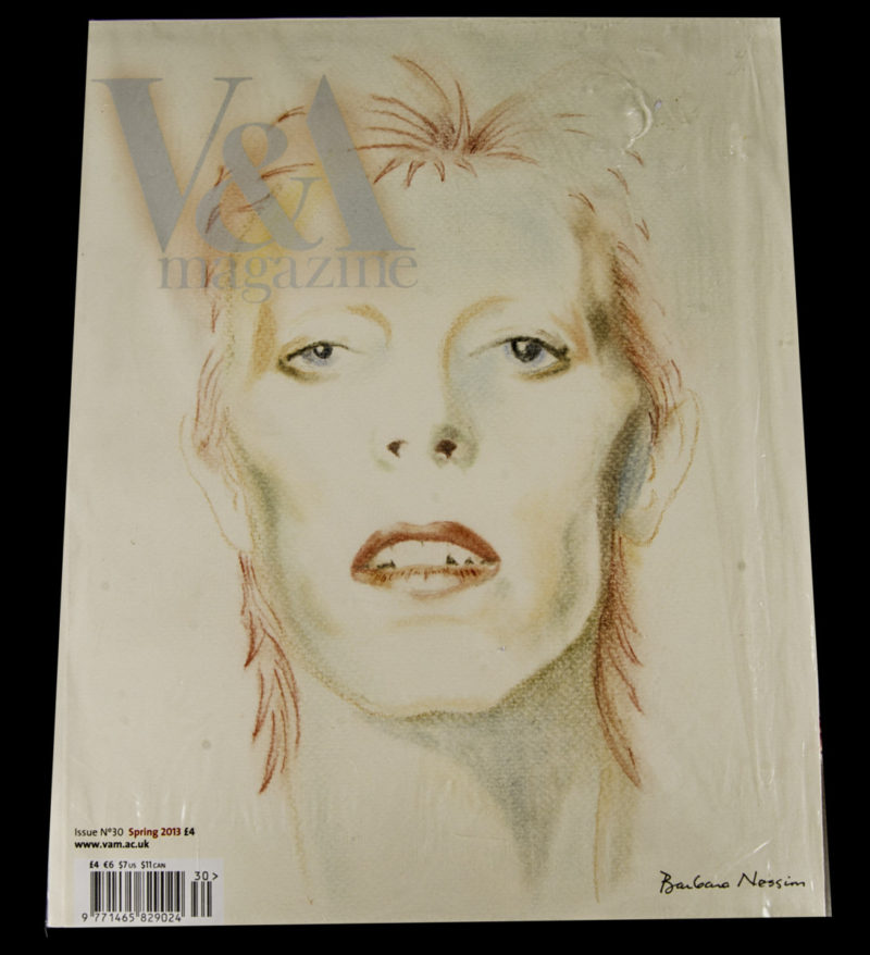 David Bowie Is – V&A Magazine with Bowie illustration