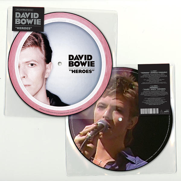 David Bowie Heroes picture single